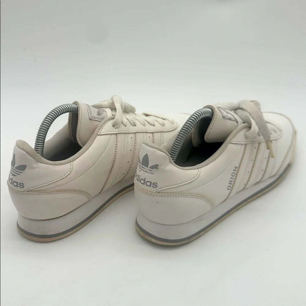 Adidas Orion Three Stripe White Lace Up Sneakers Men's Size 8
